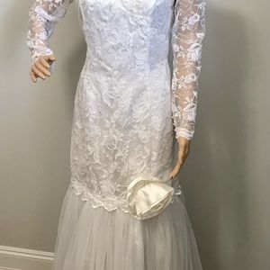 Vintage Wedding Dress Size US 6